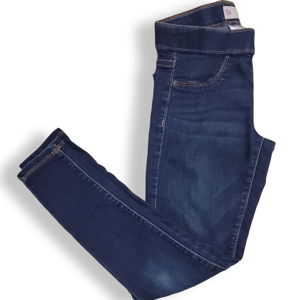 SO Goods For Life Girls' Dark Wash Pull-On Jeggings size 12